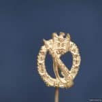 Infantry Assault Badge in Silvered Tombak