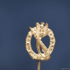 Infantry Assault Badge in Silvered Tombak