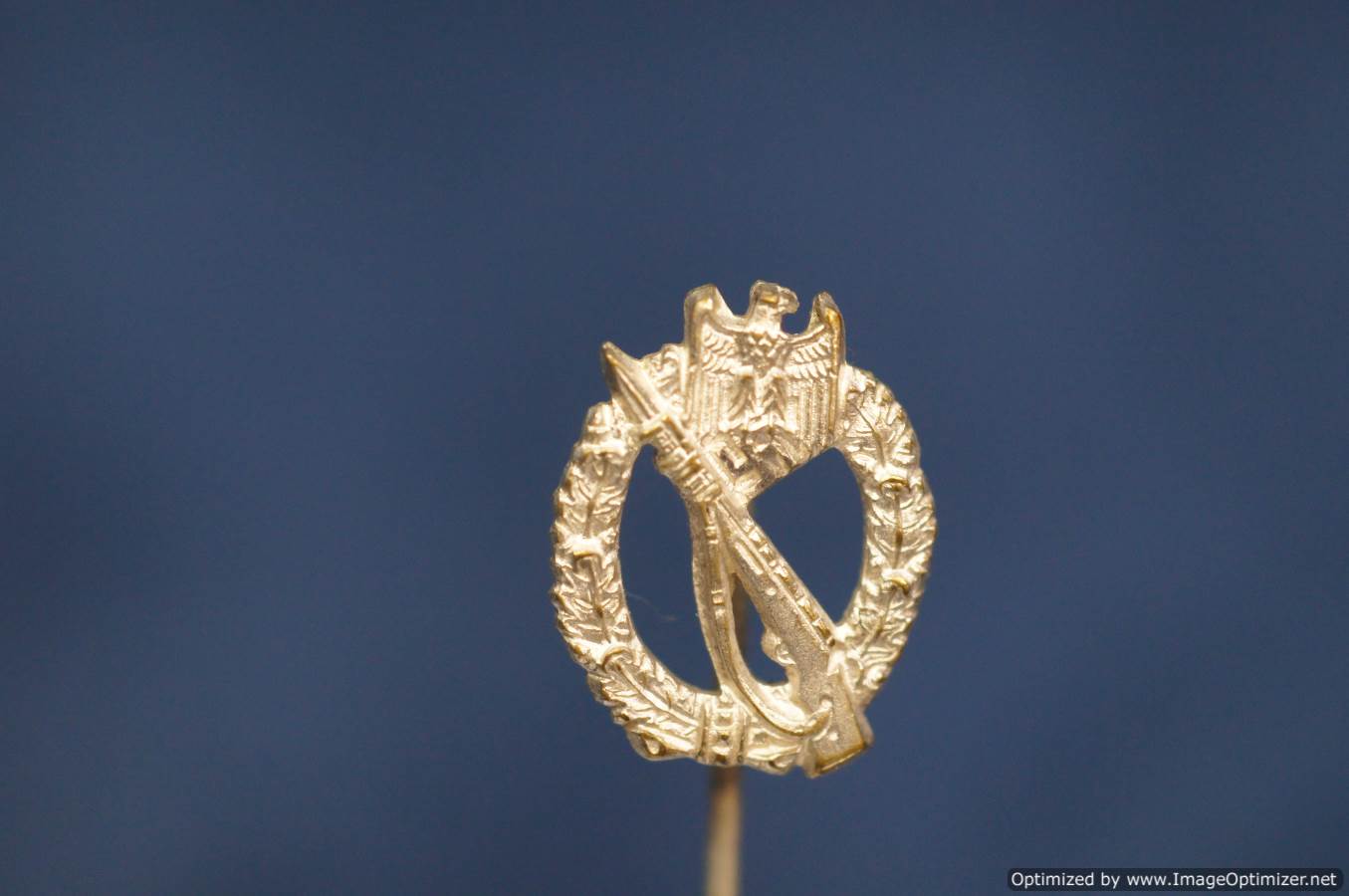 Infantry Assault Badge in Silvered Tombak