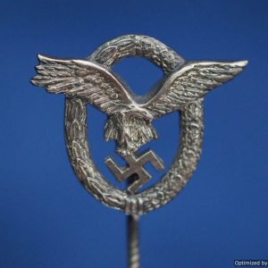 Luftwaffe Pilots badge stick pin 800 silver marked