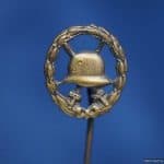 WW1 Wound badge black stick pin cut out