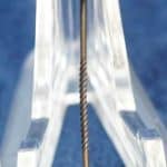 WW1 Wound badge black stick pin cut out