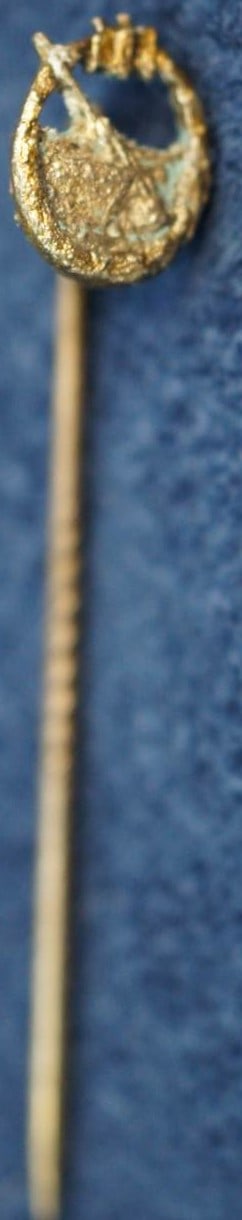 Coastal artillery badge stick pin