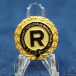 Horse Breeding Badge in gold