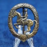 German Horsemans badge in Bronze Equestrian