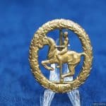 German HorseMans badge in Gold Equestrian
