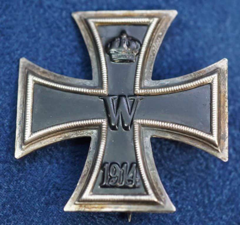 1914 Iron Cross First Class by "KO" Silver