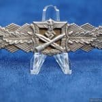 Close Combat badge In silver by JFS