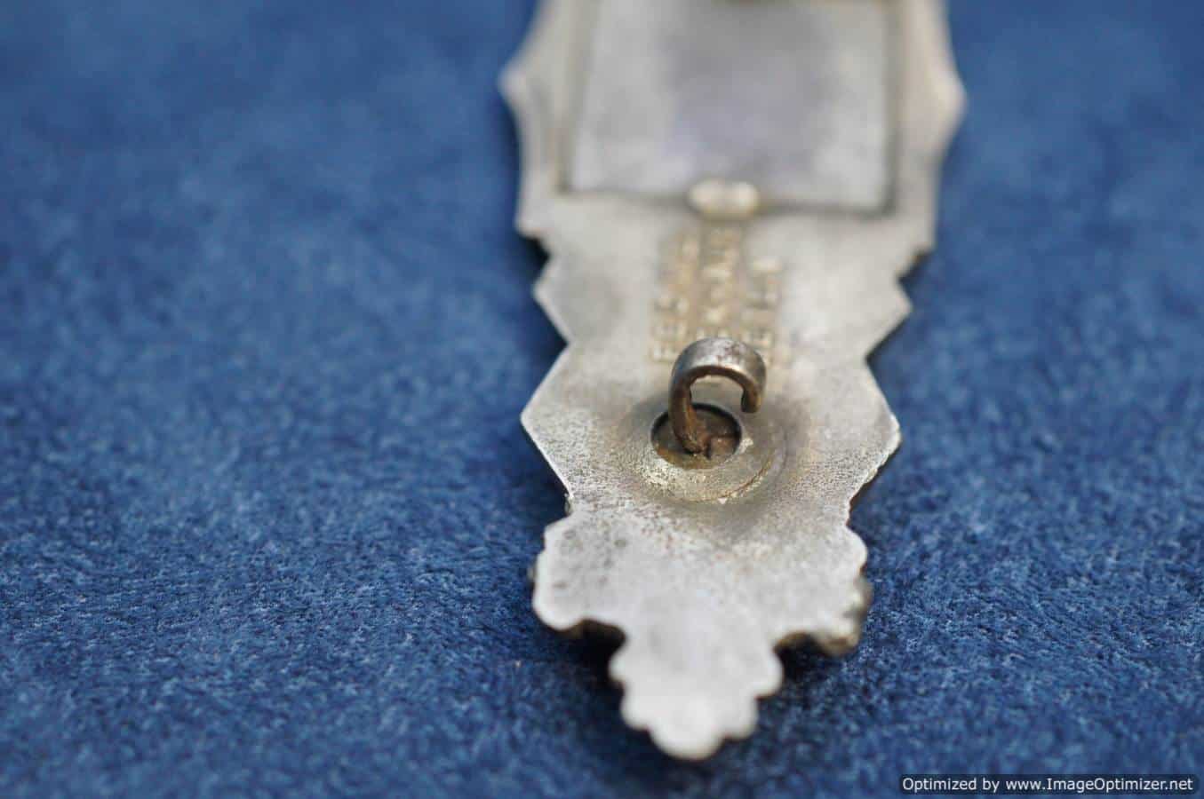 Close Combat badge In silver by JFS