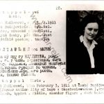 Czechoslovakian SS Gestapo (Sipo-SD) allied “wanted” Card Marie Holtappel