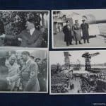 set of 4 Hitler cigarette album photos