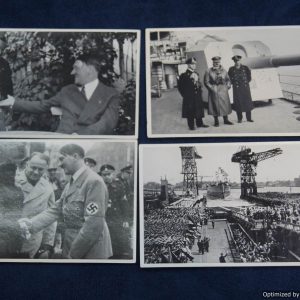 set of 4 Hitler cigarette album photos