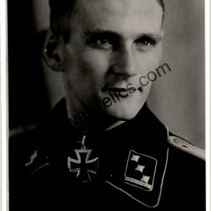 SMGQ-0286 Karl Heinz Boska Signature knights cross winner
