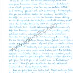 Letter from knights cross winner Friedrich Richter to an American Historian date 1983 with signature