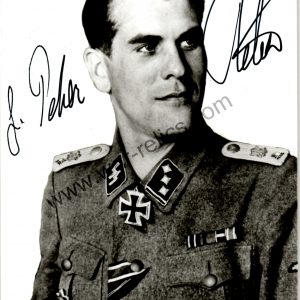 Gustav-Peter Reber Signature Knights cross Winner