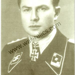 SMGQ-0275 Hans Siegel Signature Knights cross winner