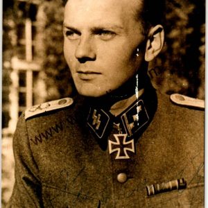 Heinz Nowotnik knights cross Signature
