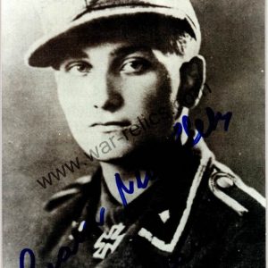 Harald Nugiseks knights cross Signature