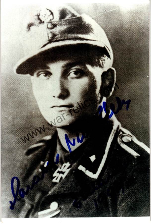 Harald Nugiseks knights cross Signature