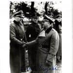 Wilhelm Mohnke SS General Signature