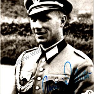 Karl-Heinz Buhler Knights Cross winner Signature