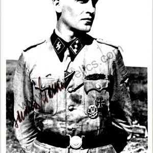 Johannes Göhler Knights Cross winner Signature