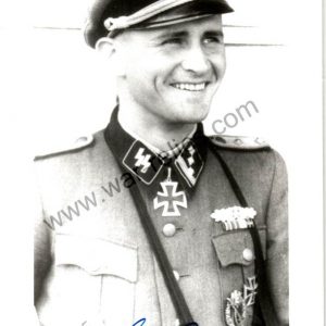 SMGQ-0293 Franz Grohmann Knights Cross winner Signature