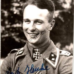 Friedrich Henke Knights Cross winner Signature