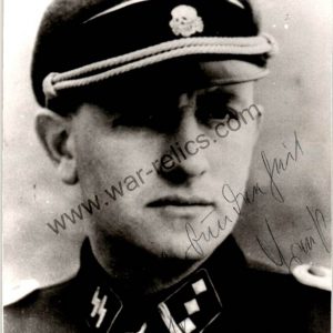 Georg Preuß signature Knights cross winner Malmedy Massacre