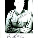 Walter Pitsch Knights Cross winner signature x2 with letter