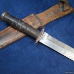 US Navy Mark 2 Fighting Knife by Robeson Suredge Earliest production (Ka-Bar)