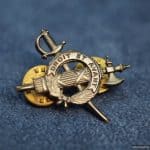 Droit Et Avant US Army Lapel Pin WWII Inspector General Military