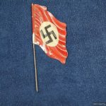 SMGQ-0346 Elastolin Figure Metal NSDAP Flag