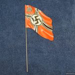 Elastolin Figure Metal Kriegsflag