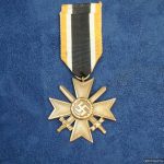 War Merit Cross W/ Swords KVK2 marked 100