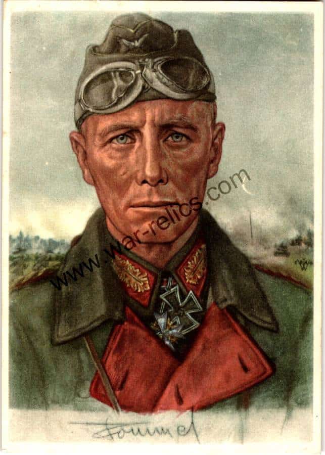 Rommel Post Card