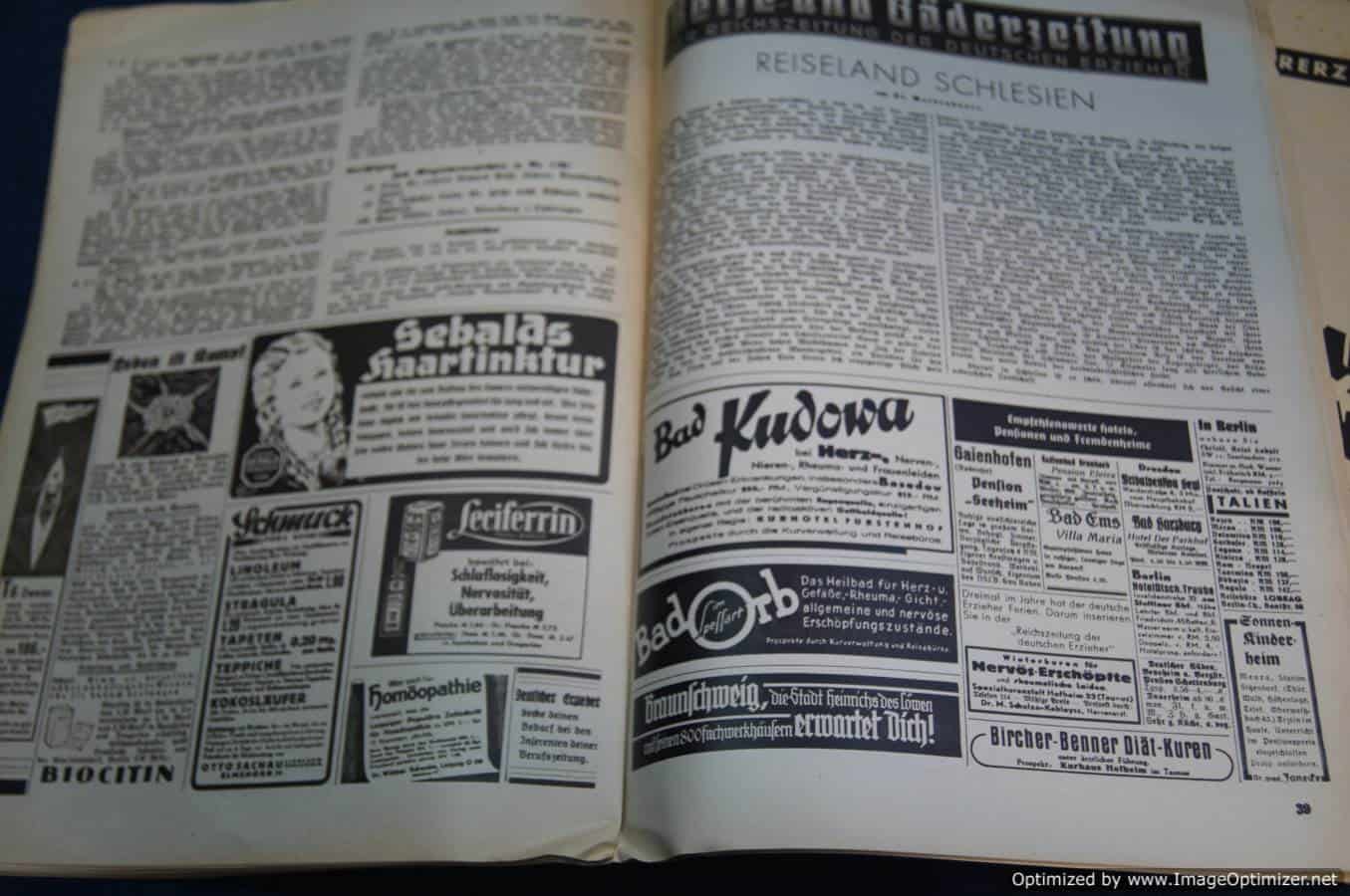 SMGQ-0422 "Reichs New Paper The German Educator" Magazine
