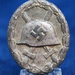 Silver Wound Badge by Wächtler & Lange "100"