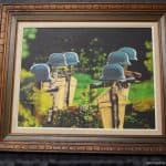 German war grave painting by Ken Tuttle Original Oil on board