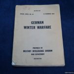 German Winter Warfare Information guide from The US War Department 1943