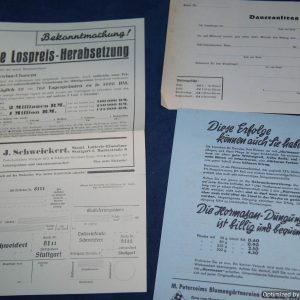 930's Assorted German flyers