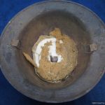 SMGQ-0480 WW1 77th Division 1915 Brodie Helmet