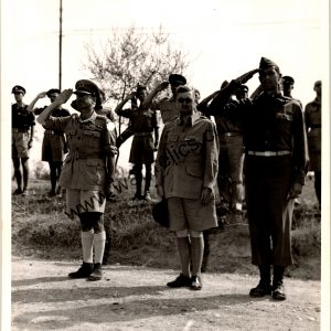 Official 8x10 War Department Stock photo High gloss General Clark and Sir Harold Alexander in Italy