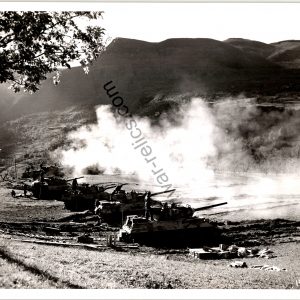Official 8x10 Glossy Photo M-10 Tank Destroyers in Bologna Italy