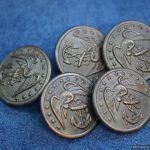 Original WW1 US Marine corps Coat buttons