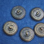 Original WW1 US Marine Coat buttons 1 & 1/8th in