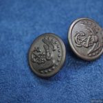 Original WW1 US Marine corps buttons 7/8th