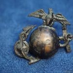 Original WW1 US Marine corps Hat Insignia (EGA)