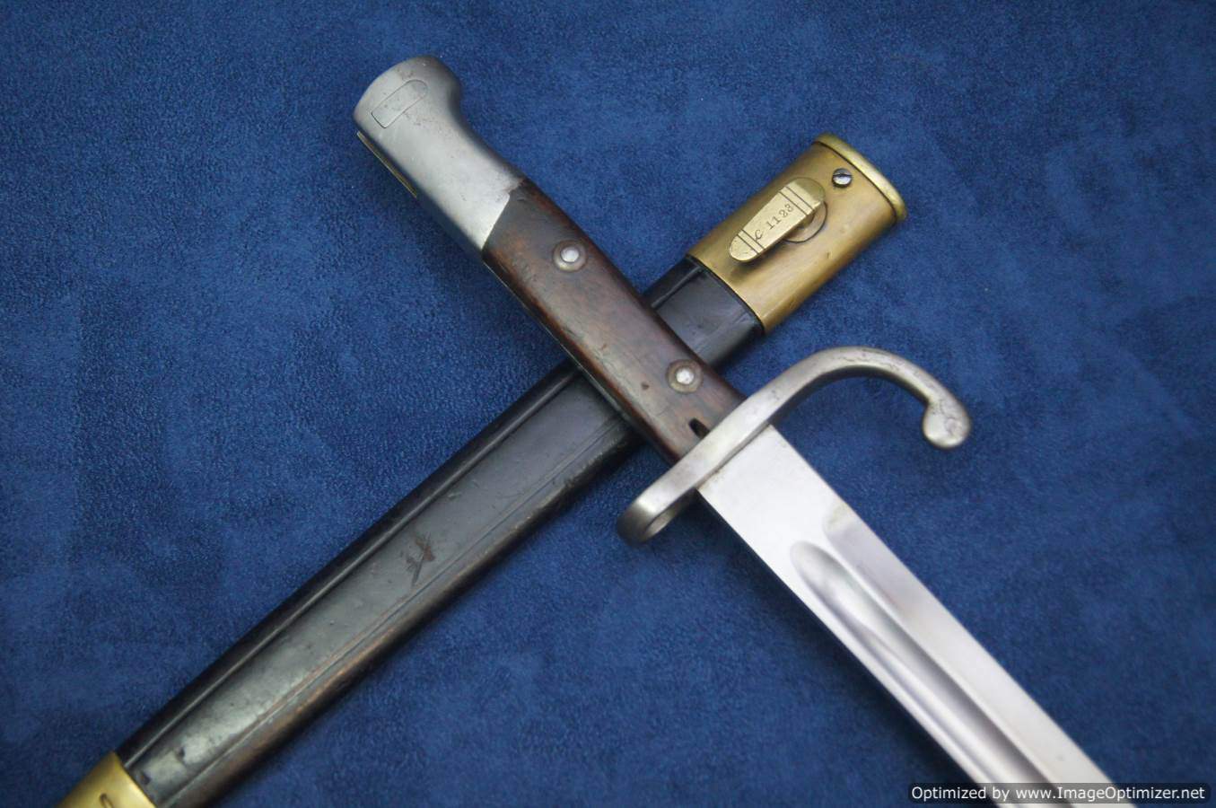 Brazilian M1908 bayonet with Matching numbers