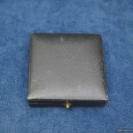 Silver wound badge case